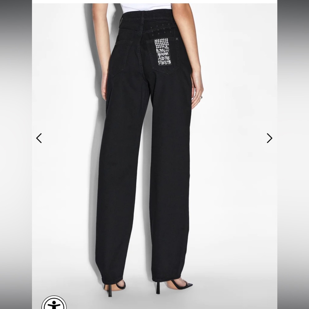 Ksubi jet black Playback Grease jeans straight